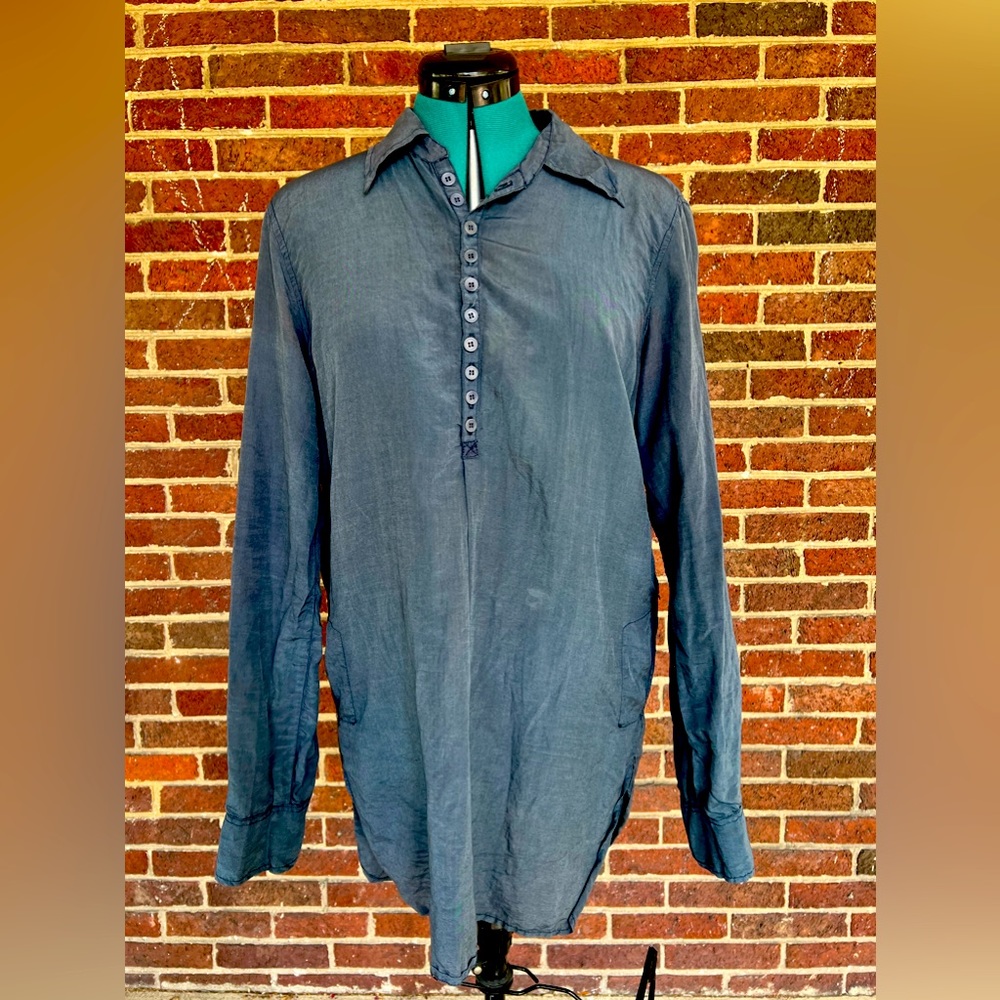 CP Shades hand dyed silk/cotton blend tunic